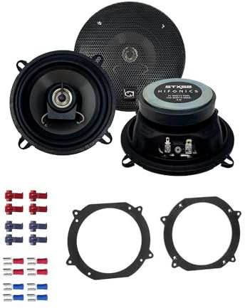 Auto Lautsprecher Boxen 13cm 2 Wege Koax 300 Watt Hifonics STX-52 passend für Volvo 850 1991-1996 Türen Front und Heck