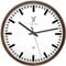 Holzwerk Germany Natural Radio-Controlled Wall Clock Wooden Clock Retro Vintage Radio Controlled Clock Silent Movement without Ticking Noises Brown White Silent Made of Handmade Solid Wood Natural