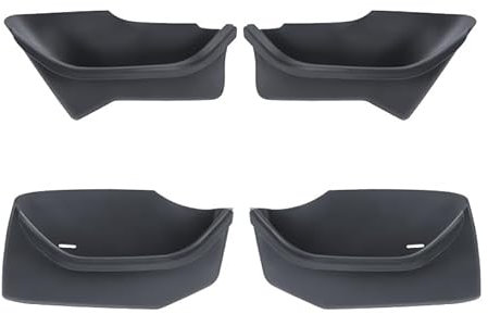 HSB 𝐔𝐩𝐠𝐫𝐚𝐝𝐞𝐝 Compatible for Tesla New Model 3 Door Side Storage Box,4PCS TPE Full-Cover Door Organizer Tray Front and Rear Door Slot Pockets Car Door Protector Accessories for 2024 Model3
