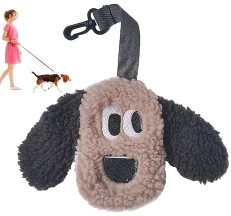 Goowafur Support de crottes de Chien, Support de Sac de crottes de Chien,Mignon Porte-Sac pour Chien Pochettes zippées | Petit Porte-Sac pour Chiens, Support de Sacs à déjections Canines