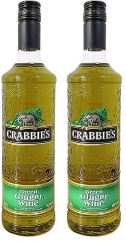 Crabbies Green Ginger Wine, 70 cl (Pack of 2)