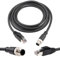 Lonlonty M12 auf RJ45 Industrie Ethernet Kabel, Automatisierungssysteme Verbinden M12 4 Pin D Code Männlichkeit zu RJ45 Männlichkeit geschützter Kabelverschluss, Cat5e SFTP 2m