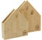 Serviettenhalter Haus Holz 2er Set groß und klein