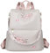 Vhersily Damen-Rucksack mit Schmetterlingen und Blumen, niedlicher Kleiner Rucksack, Reiserucksack, Schultertasche, lässiger Tagesrucksack, Geldbörse, farbig, in Viele Farbe