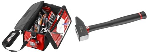 FACOM - Boîte textile Mini-Probag + 15 outils - BS.SMBCM1PB & Marteau Rivoir de Mécanicien - 200C.26 - Outil Manche Graphite Ergonomique