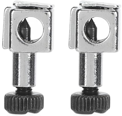 2 Stück Nähmaschinen-Nadelklemme, Drehbare Griffschraube, Edelstahl-Nadelklemme für Singer 6180 6160 5400 C5200 SM024