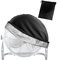 Pineeseatile Industrial Fan Cover 24x7.5x24, Waterproof & Dustproof, Black, Perfect Fit for 18-20 Inch Fans, Outdoor Use