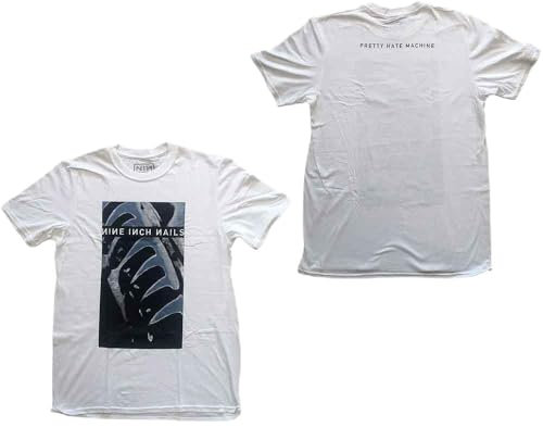 Nine Inch Nails Pretty Hate Machine Official Tee T-Shirt Mens Unisex (Small) White