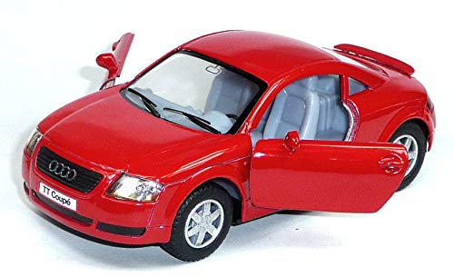 Generisch Modellauto kompatibel mit Audi TT Coupé Sammlermodell ca. 1:32/12,5cm rot