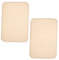 SEWOART 2St pet pinkelmatte wasserdichte Hundematte waschbare Hundepipimatte PIPI-Pads aus Baumwolle Hunde Matte hundepolster Welpenunterlage saugfähige Unterlage Reine Baumwolle Beige