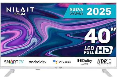 Nilait Prisma 40FC7002S 40 Zoll LED Frameless Full HD Smart TV White