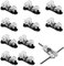 10 PCS 1 Pin 1 Way Wire Connectors Low Voltage T Tap Connectors without Stripping Quick Splice Wiring Branch Connector for 20-22 AWG, LED Strip, Audio, Vehicles, Electrical