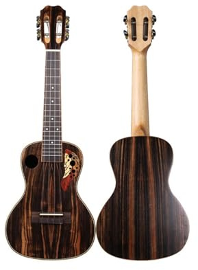 Ukulele Erwachsene Ukulele, Ebenholz-Ukulele Kleine Gitarre 23 Zoll 26 Zoll Guter Klang Und Spielgefühl(26 Inch)