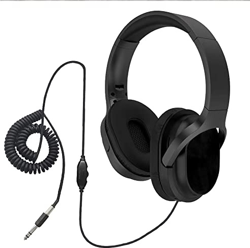 Turodeuo Professional Metal Detector Headset Earphones for -6250-6350 TX-850-4030 -6350-5090 -830
