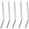 10Pcs Air Water Syringe Tips, Dental Metal 3 Way Syringe Nozzles, Air Water Spray Nozzles Tips Tube for Oral Teeth Cleaning, Lab Equipment (10)