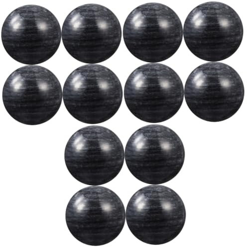 Healeved 3 Sätze Den Ball Drehen Yoga-bälle Stachelige Massage Bälle Für Übungsbälle Hand Ball Em Handball Massageball Jadekugeln Kugeln Zum Rollen Stein Black 4 Stücke * 3