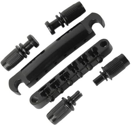 TsoLay Puente de Guitarra LP de 6 Cuerdas para Guitarra Eléctrica, Repuesto de Primera Calidad, Color Negro