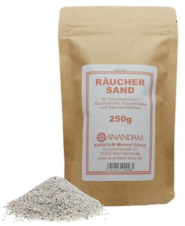 250g Hochwertiger Räuchersand – Perfekt für Räucherstäbchen und Harz-Arrangements