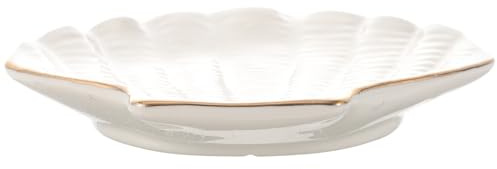 Veemoon Plateau Organisateur Bijoux Céramique Forme Coupelle Polyvalente pour Bagues et Petits Objets Décoratif et Résistant pour Bureau et Maison