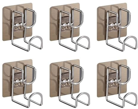 Culnflun Washbasin Wall Hooks, Wall Mounted Basin Storage Hook, Fit Washbasin Stand for Hotels Apartments and Family Bathrooms