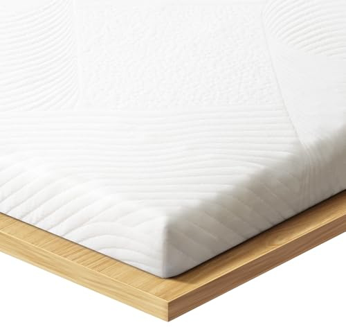 Zorvi Matratzen Topper 80x190cm H3/H4, 10 cm Gel Memory Schaum, Öko-TEX Zertifiziert, Atmungsaktiv und Waschbar, rutschfest für Boxspringbett und Schlafsofa