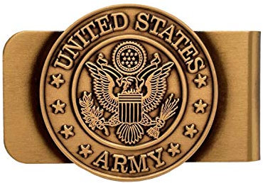 Old Dominion LLC US-Armee-Geldklammer | Geschenk für Veteranen und Militär | Bronze-Metall