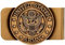Old Dominion LLC US Army Geldklammer, Bronze, Medium, Armeesiegel, montiert auf einer Geldklammer