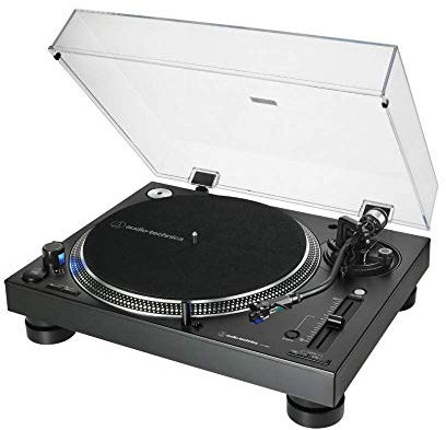 Audio-Technica - AT-LP140XP Professional Direct Drive Manual Turntable - Black