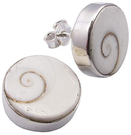 SilverStarJewel 925 Rein Sterling Silber Frühlingsferien Verkauf heute Shiva-Auge Ohrstecker Ohrringe 1,5 cm