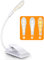 Lampe de Lecture, 7 LED Liseuse Lampe Clip Rechargeable, 360° Cou Flexible, 3 Température de Couleur & 3 Niveaux de Luminosité, Interrupteur Tactile, Mini Veilleuse pour Nuit, eReaders, Voyage