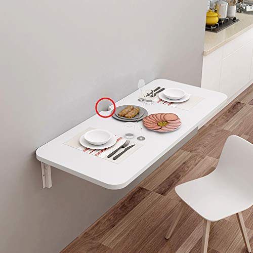 KDDEON Wandklapptisch mit Gewindelochdesign,Wandtisch Klappbar Schwimmender Schreibtisch für Kinder,Computertisch,Wäschewerkbank,Küchentisch Esstisch,Stehtische,32 Größen (85x40cm/33x16in)