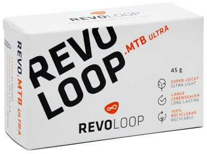 REVOLOOP TPU Fahrradschlauch - 29 x 1,6-2,4 - Ultraleicht 45g - Sclaverandventil 40mm - ETRTO 42-622 bis 60-622 - REVOLOOP.MTB Ultra 29