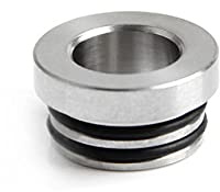 RUIYITECH Edelstahl 810 auf 510 Adapter Wärmeableitung Tropfspitze Adapter für 810 Tanks (Silber)