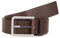 Calvin Klein Herren Gürtel Ledergürtel, Braun (Dark Brown), 115