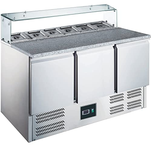 Saro Pizzatisch mit Glasaufsatz Modell EPS 903 G