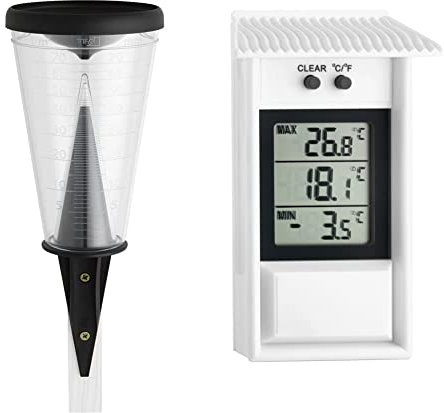 TFA 47.1008 - Pluviómetro + Medid Md/5882 Termómetro Digital Máximas Y Mínimas