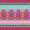 Loussiesd Boho Mandala Stoff,Meterware,böhmischer gestreifter europäischer Blumen Polsterstoff für Stühle,geometrischer Retro Dekostoff für Polster und Heimwerkerprojekte,92x160cm,Rosa