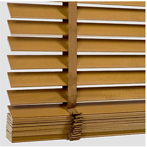 Sonakia Holz Venetiaanse Jaloezieën Für Fenster, 60/80/100/120/140cm Massivholzjalousien, Horizontale Jalousette, Thermo Rollos, Rollläden Für Küche/büro,WxH-140x180cm/55 * 71in