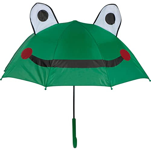 Kinder Regenschirm Frosch / Farbe: grün