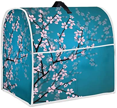 HUISEFOR Plum Blossom Print Stand Mixer Cover Compatible with 6-8 Quart Kitchen Aid Mixer, Washable Dustproof Covers Fit All Tilt Head & Bowl Lift Models Mixers, Easy to Clean