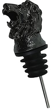 Cabilock Liquor Dispenser spout Animal Bottle Decanter spout Bottle Toppers for Liquor Wine Bottle Topper Lion Head Shape Wine Pourer Wine Bottle Cap Metal Wine Stopper Zinc Alloy Decorate