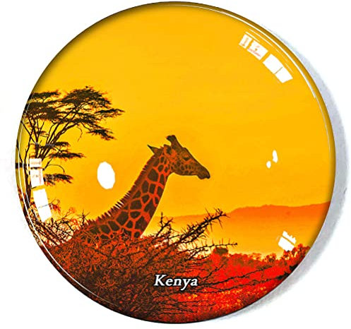 Kenya Fridge Magnet Refrigerator Freezer Magnet Souvenir Decoration Magnet Sticker Glass Crafts