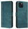 Trugox Handyhülle für Apple iPhone 15 Hülle Klappbar Klapphülle mit Kartenfach Handytasche Handy Schutzhülle Tasche Leder Wallet Flip Case Slim Book Cover - Blaugrün