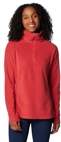 Columbia Glacial IV Half Zip Fleece 1802201602, Women Fleece Sweaters, Red, S EU