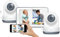ELRO BC4000-2 Royale Babyphone mit 2 Full HD Kameras, 12,7 cm Touchscreen und Gegensprechfunktion