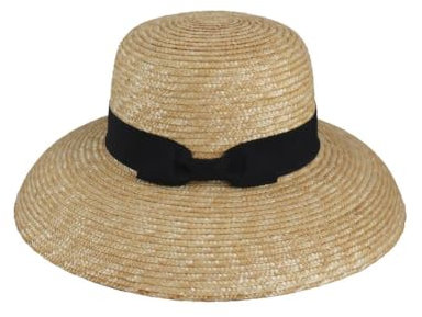 Carnavalife Sombrero Mujer Verano, Sombrero Paja Natural Original Grande de ala Ancha con Cinta, Transpirable Protección Solar UPF 50+ de Playa, Viaje para Mujer Adulto, Beige