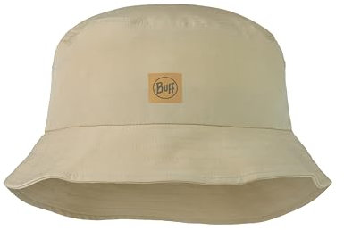 BUFF®| Kappe Adventure Bucket Männlich Weiblich Erwachsene Verstellbar, Komfortabel, Schutz UPF50, Faltbar, Outdoor, Erkunden, Abenteuer, S/M, Marron
