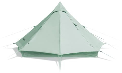 Naturehike Brighten 6.4/12.3 Tipi Zelt Baumwoll Zelt Pyramidenzelt Mehrpersonen-Familienglamping Firstzelt für Outdoor Camping Picknick Festival
