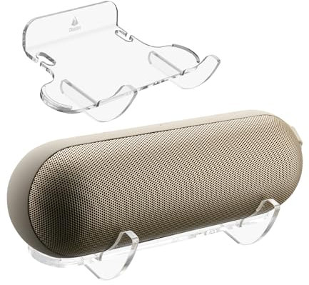 TXEsign Lautsprecher Wandhalterung Schweberegal für Beats Pill (Version 2024) Tragbarer Lautsprecher, 1 Packung Acryl Lautsprecher Wandhalter Display Wandregal für Beats Pill 2024 (Transparent)