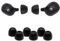 COMPLY Premium Foam Earplugs Compatible with Sony True Wireless XM5, XM4, Linkbuds S & C700N, Size S, New 2025 Version with Cleaning Tool, Black, 3 Pairs, Made in The USA
